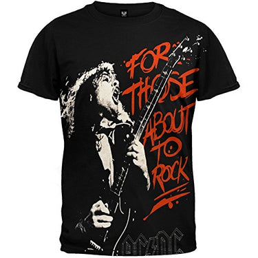 ACDC About to Rock Mens T-shirt Officially Licensed